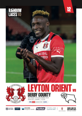Leyton Orient v Derby County - 09/12/23