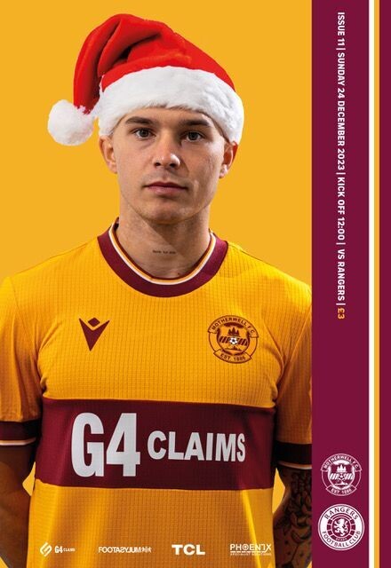 Motherwell v Rangers - 24/12/23