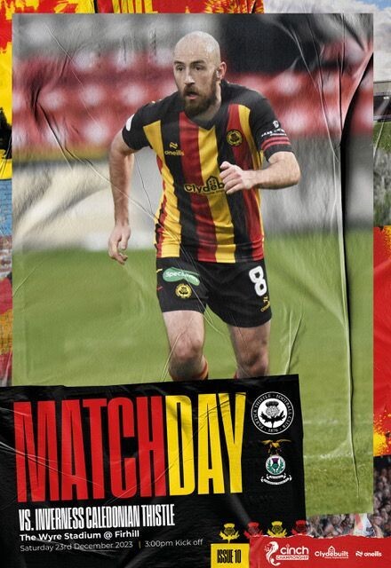 Partick Thistle v Inverness CT - 23/12/23