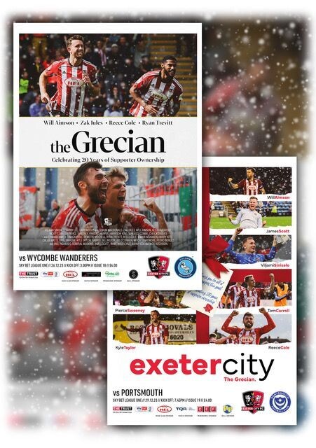 Exeter City v Wycombe / Portsmouth - 2-IN-1