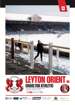 Leyton Orient v Charlton Athletic - 26/12/23