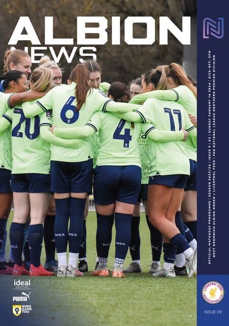 West Bromwich Albion Women v Liverpool Feds  - 14/01/24