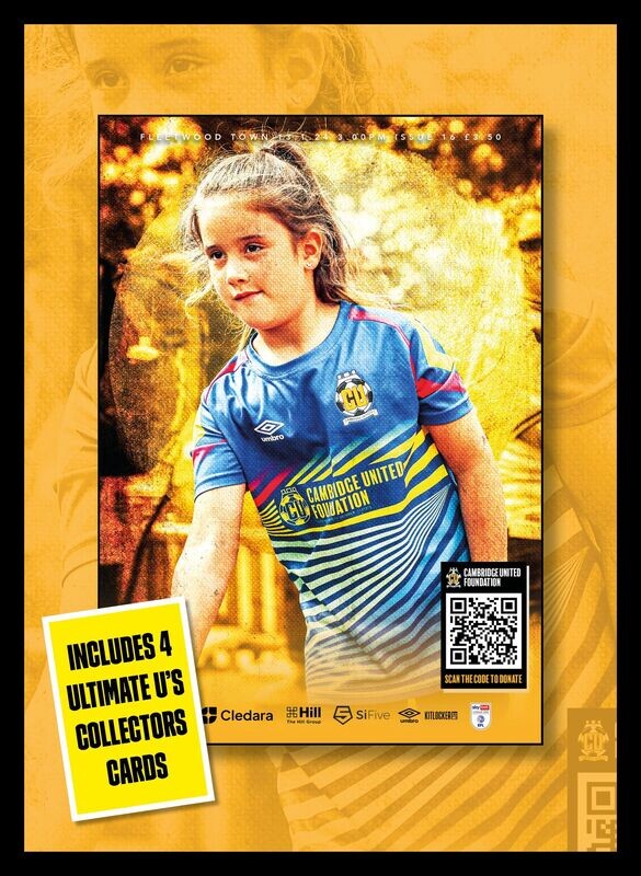 Cambridge United v Fleetwood Town - 13/01/24
