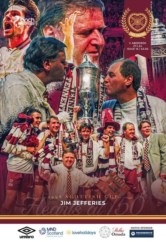 Heart of Midlothian v Aberdeen - 27/01/24