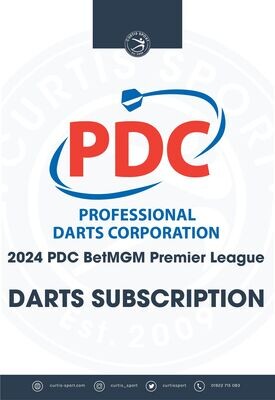 2024 BetMGM Premier League Darts Subscription