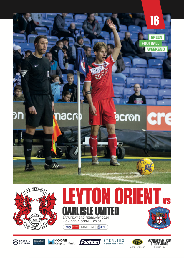 Leyton Orient v Carlisle United - 03/02/24