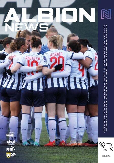 West Bromwich Albion Women v Derby County Women  - 04/02/24