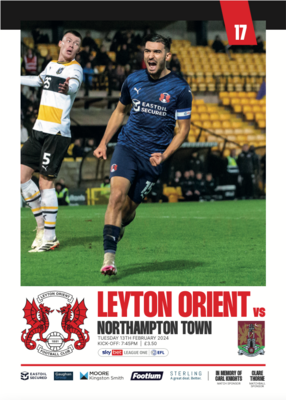 Leyton Orient v Northampton Town - 13/02/24