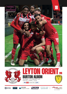 Leyton Orient v Burton Albion - 17/02/24