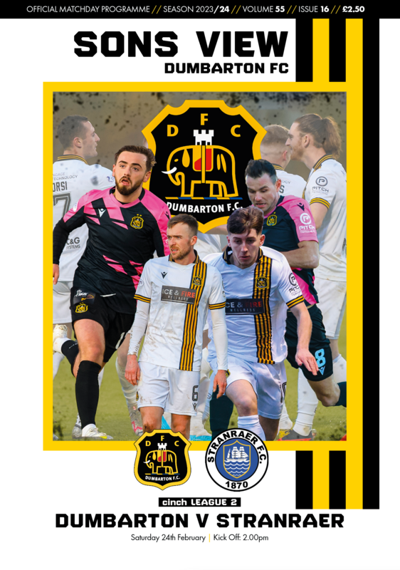 Dumbarton v Stranraer - 24/02/24