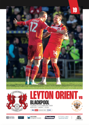 Leyton Orient v Blackpool - 27/02/24