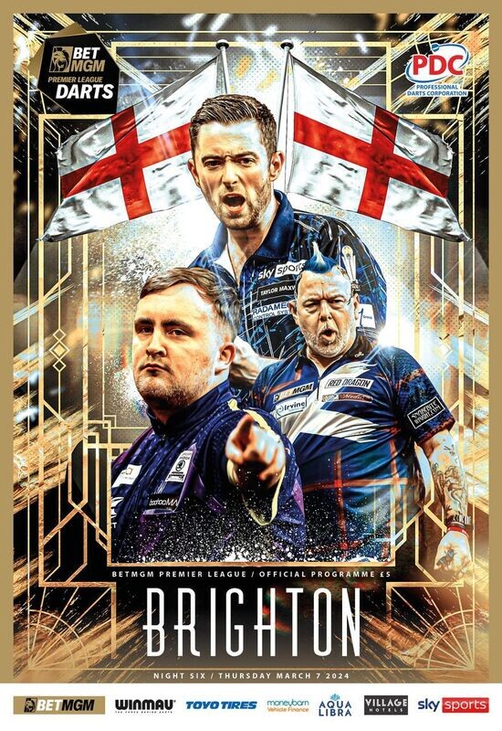 2024 PDC BetMGM Premier League Darts - Night 6 - BRIGHTON
