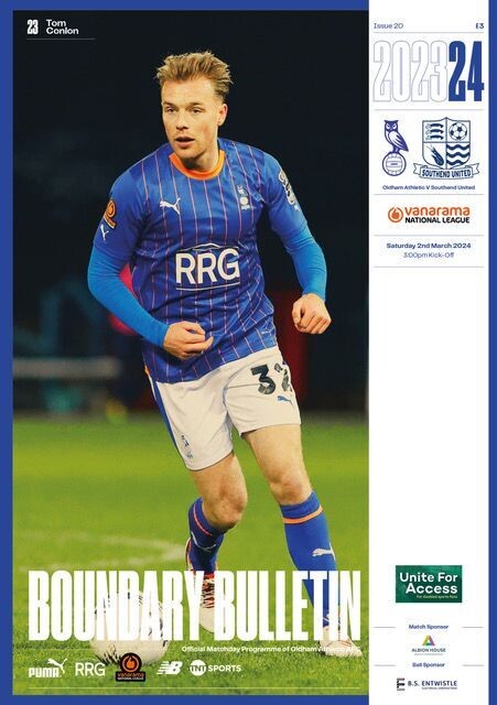 Oldham Athletic v Southend United - 02/03/24