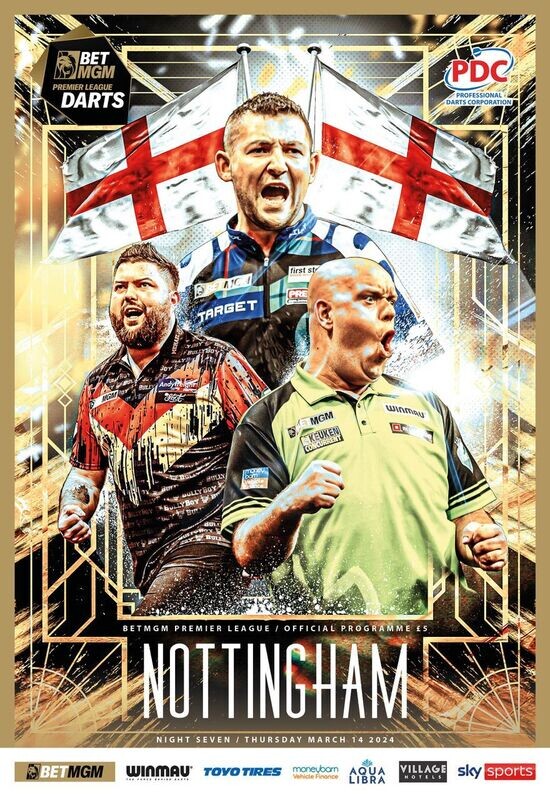 2024 PDC BetMGM Premier League Darts - Night 7 - NOTTINGHAM