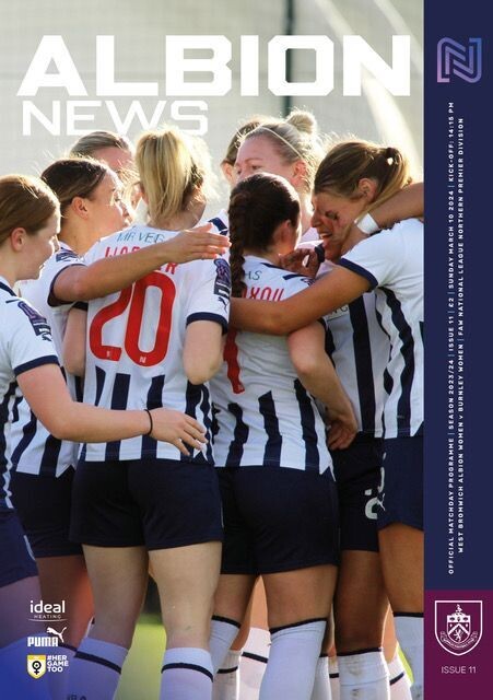 West Bromwich Albion Women v Burnley Women  - 10/03/24