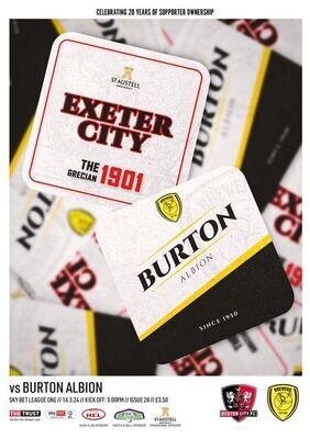 Exeter City v Burton Albion - 16/03/24