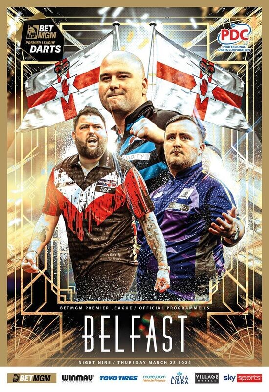 2024 PDC BetMGM Premier League Darts - Night 9 - BELFAST