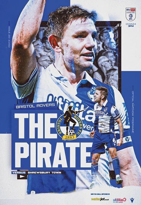 Bristol Rovers v Shrewsbury Town - 01/04/24
