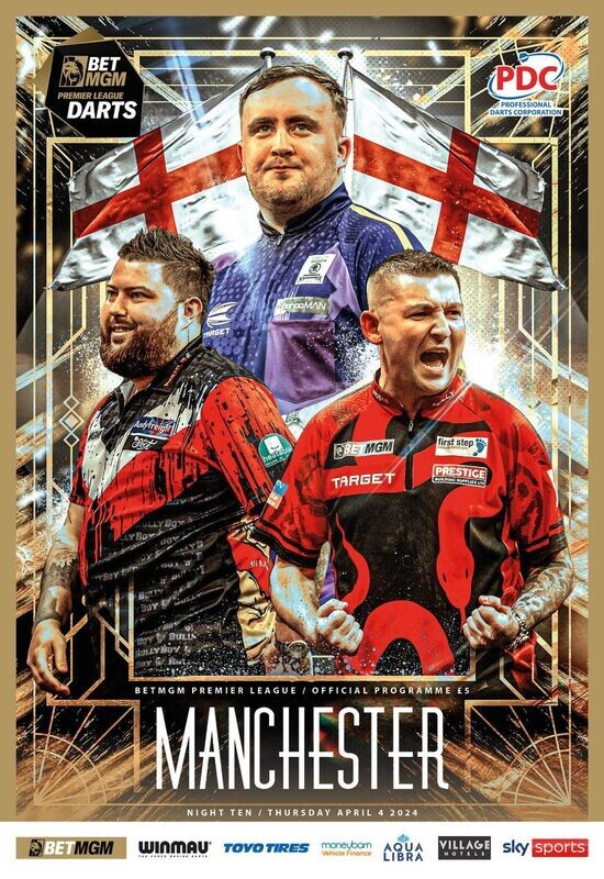 2024 PDC BetMGM Premier League Darts - Night 10 - MANCHESTER