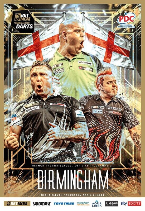 2024 PDC BetMGM Premier League Darts - Night 11 - BIRMINGHAM
