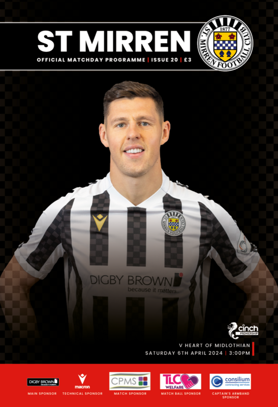 St Mirren v Heart of Midlothian - 06/04/24