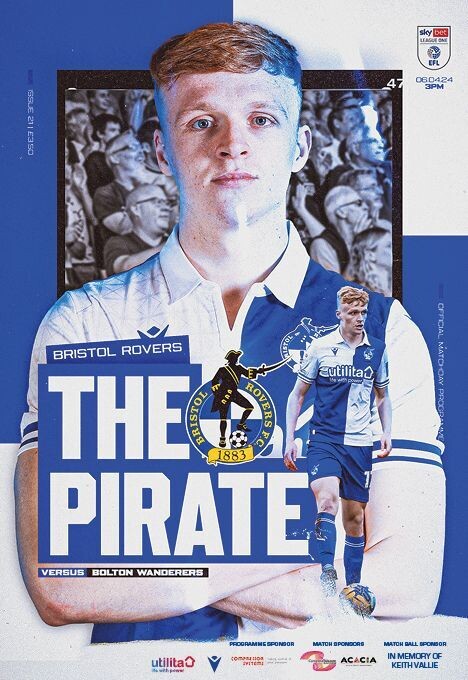 Bristol Rovers v Bolton Wanderers - 06/04/24