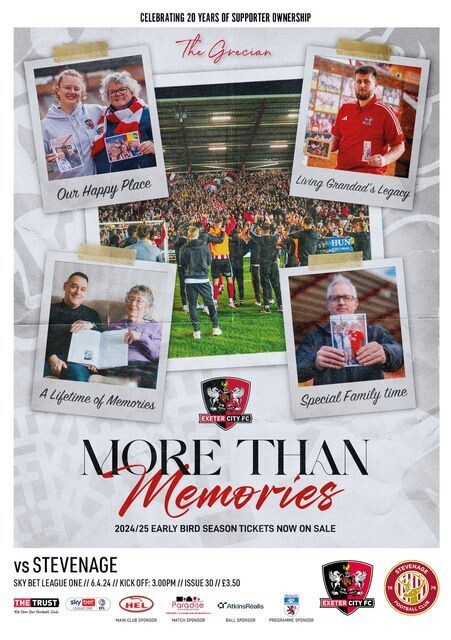 Exeter City v Stevenage - 06/04/24