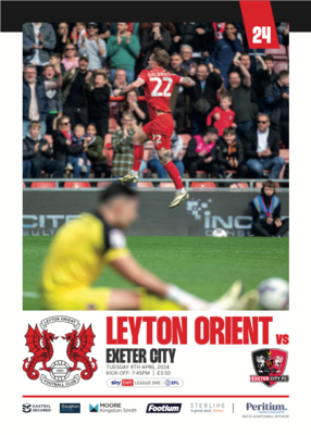 Leyton Orient v Exeter City - 09/04/24