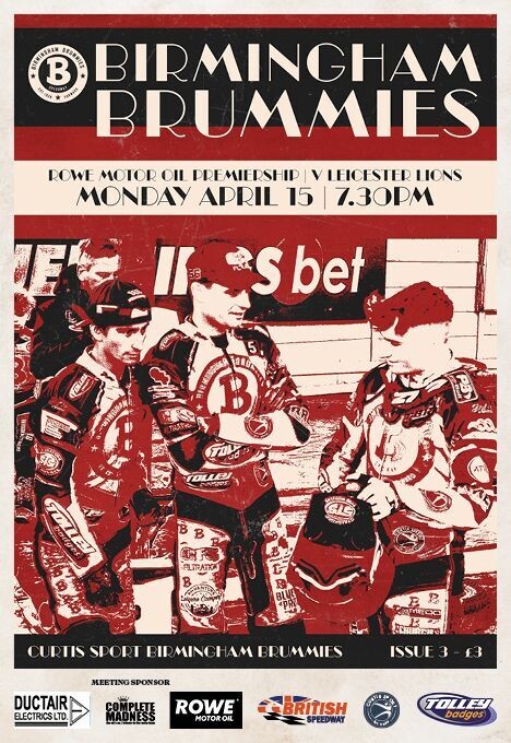 Birmingham Brummies v Leicester Lions - 15/04/24