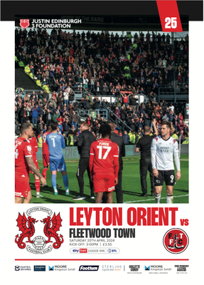 Leyton Orient v Fleetwood Town - 20/04/24