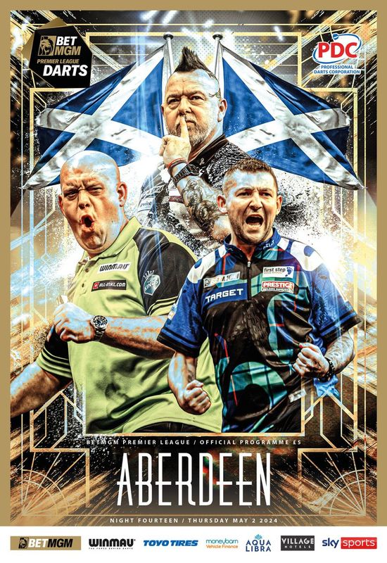 2024 PDC BetMGM Premier League Darts - Night 14 - ABERDEEN
