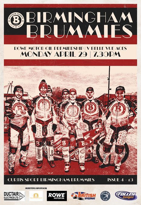 Birmingham Brummies v Belle Vue Aces - 29/04/24