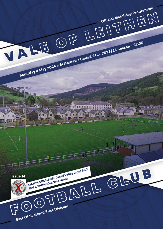 Vale of Leithen v St Andrews United - 04/05/24