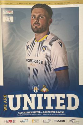 Colchester United v Doncaster Rovers - 23/04/24