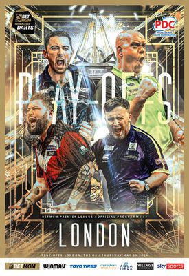 2024 PDC BetMGM Premier League Darts - Night 17 - LONDON - PLAY-OFFS