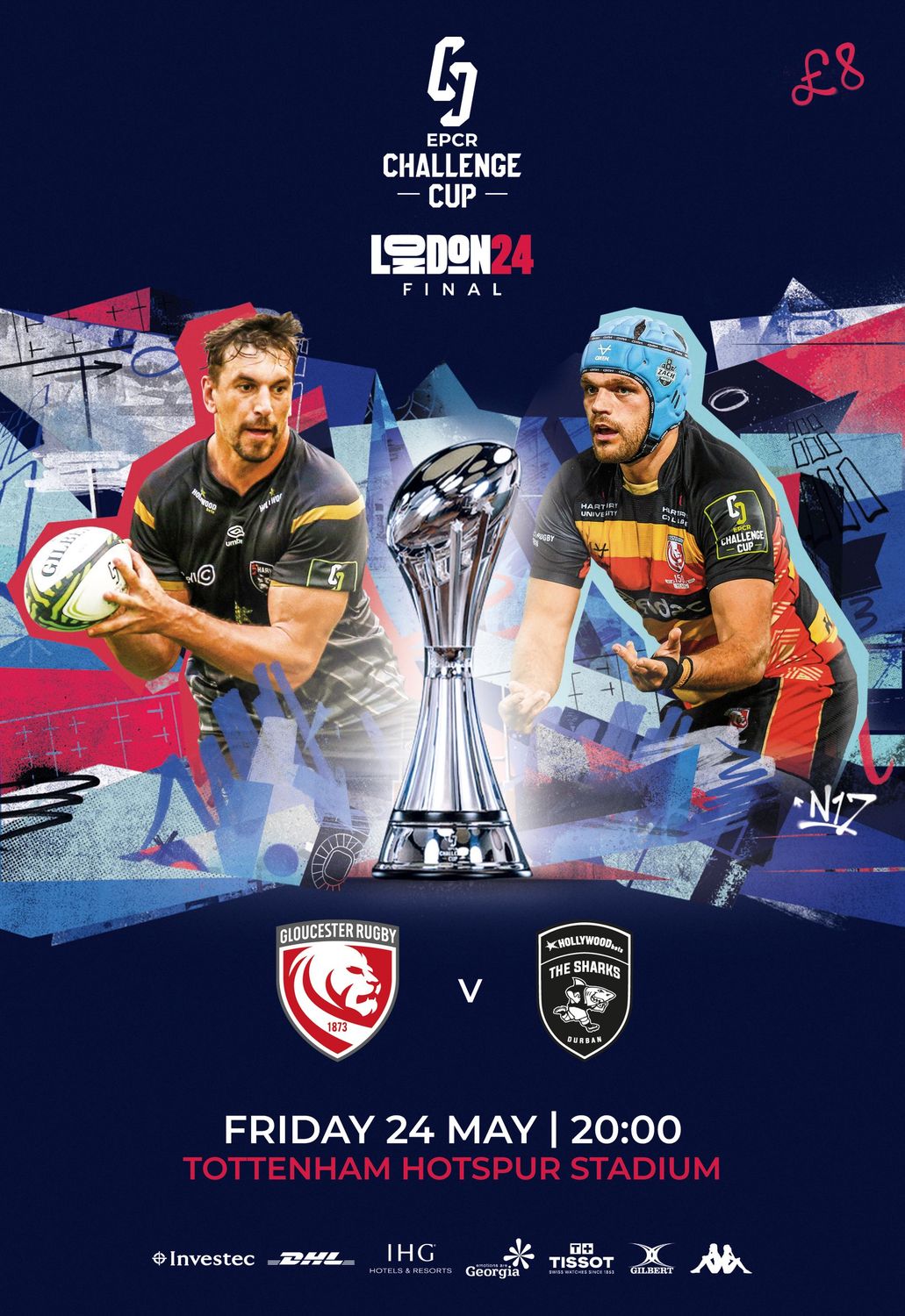 2024 Challenge Cup Final - Gloucester Rugby v Hollywoodbets Sharks