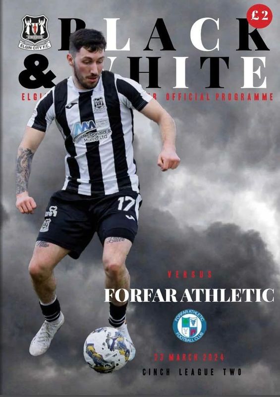 Elgin City v Forfar Athletic - 23/03/24