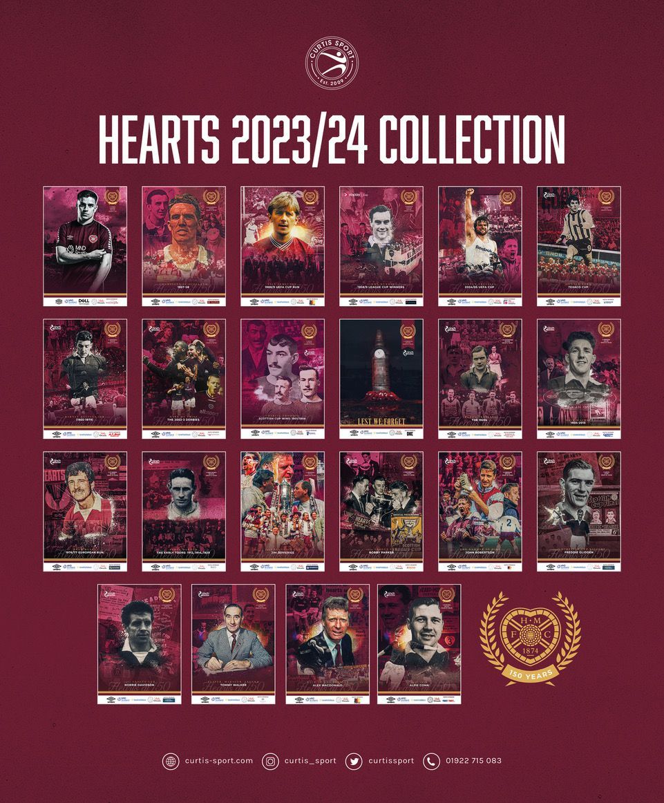 Heart of Midlothian 2023/24 Home Matchday Programme Collection - SPECIAL OFFER