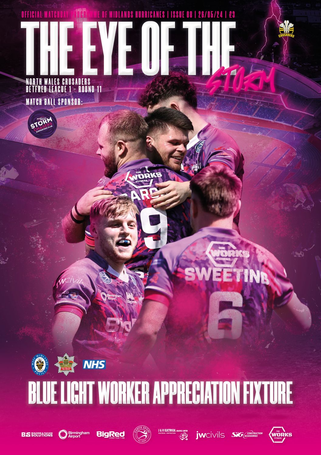 Midlands Hurricanes v North Wales Crusaders - 26/05/24