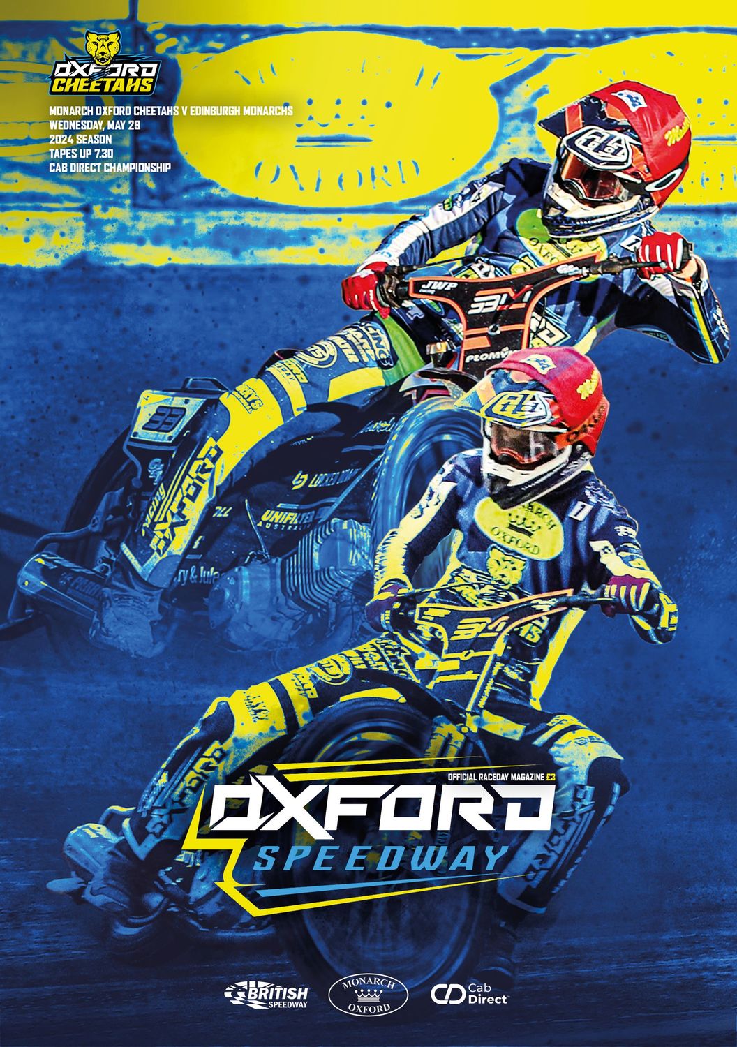 Oxford Cheetahs v Edinburgh Monarchs - 29/05/24