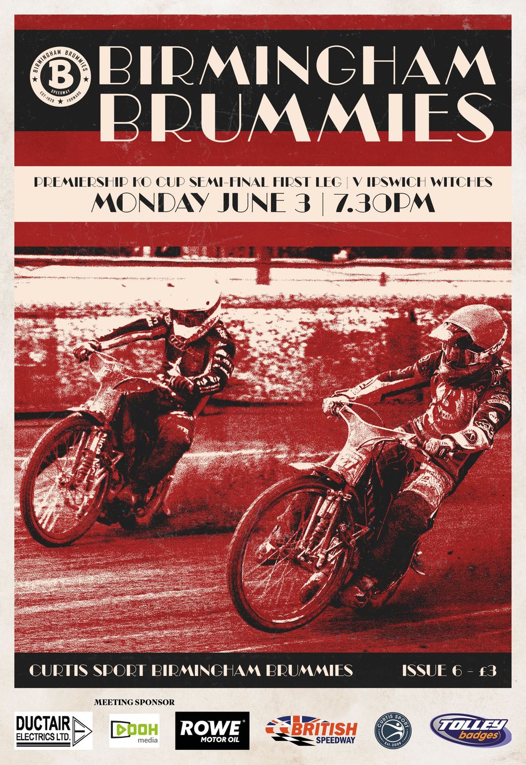 Birmingham Brummies v Ipswich Witches - 03/06/24