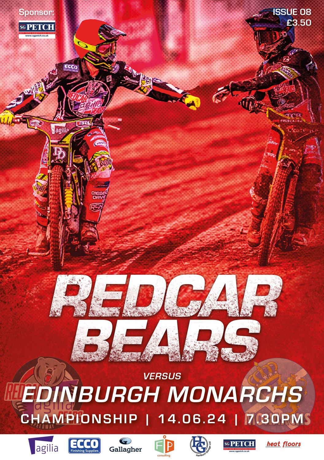Redcar Bears v Edinburgh Monarchs - 14/06/24