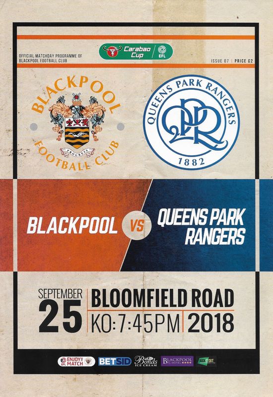 Blackpool v Queens Park Rangers - 25/09/18