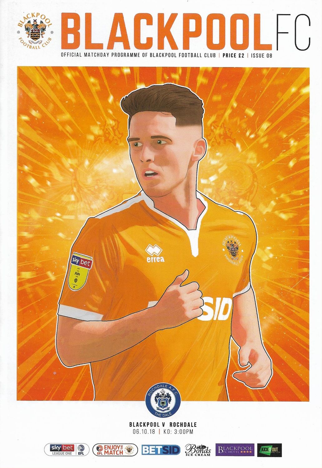 Blackpool v Rochdale - 06/10/18
