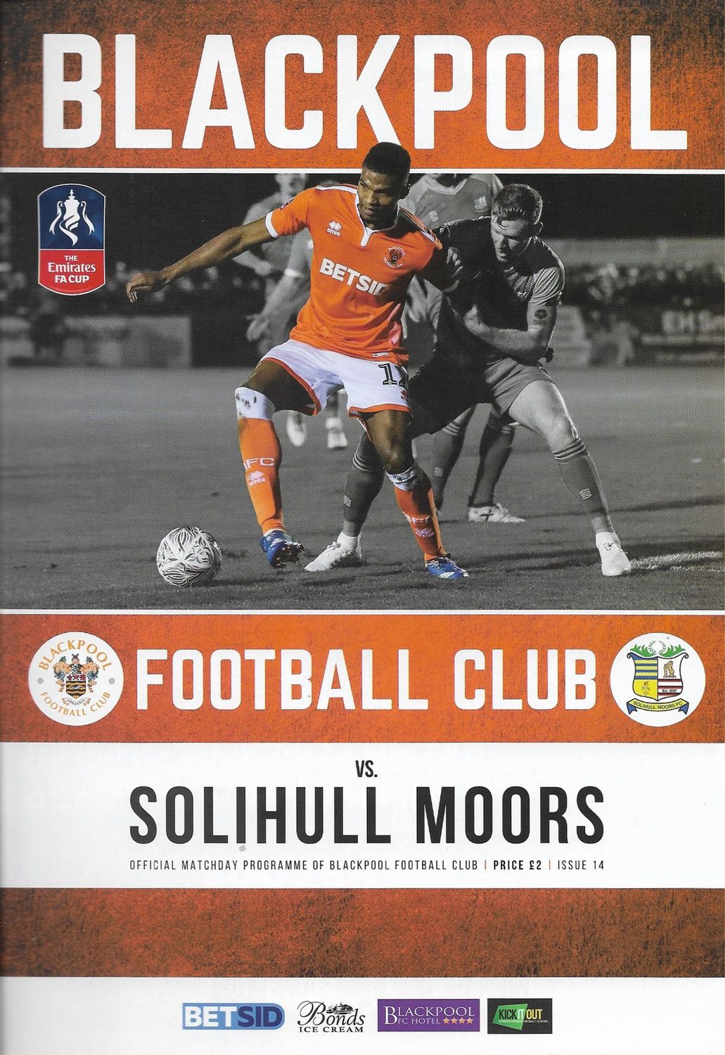 Blackpool v Solihull Moors - 18/12/18