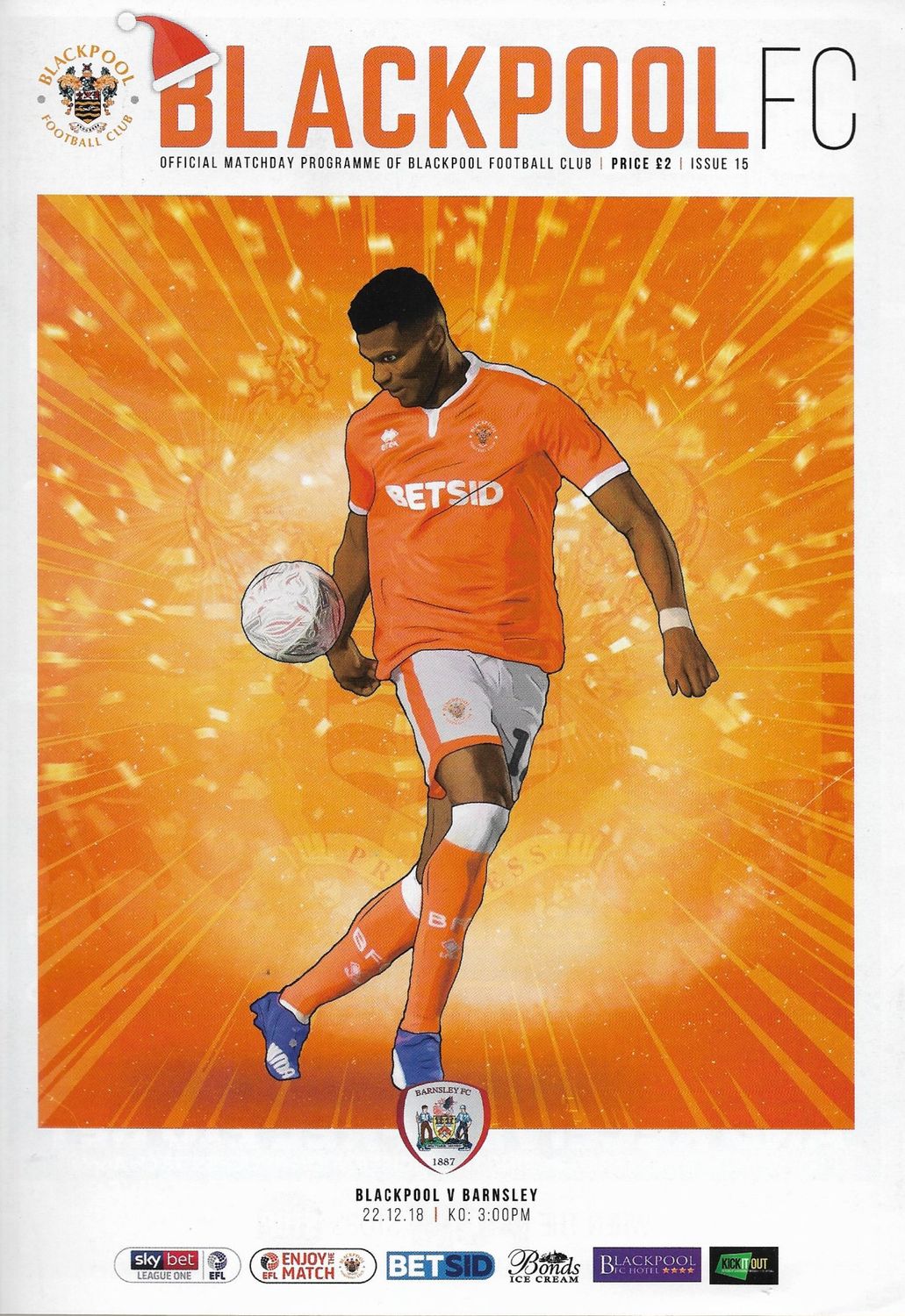 Blackpool v Barnsley - 22/12/18