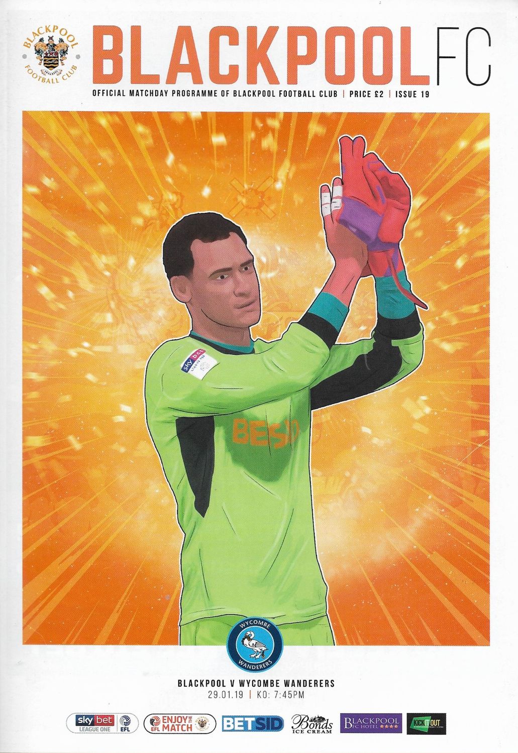 Blackpool v Wycombe Wanderers - 29/01/19