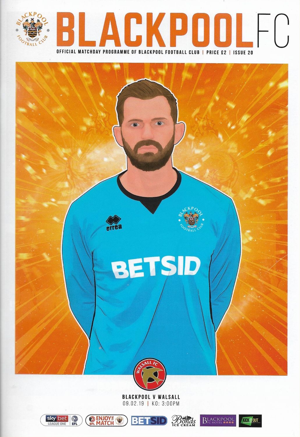 Blackpool v Walsall - 09/02/19