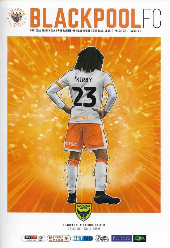 Blackpool v Oxford United - 23/02/19
