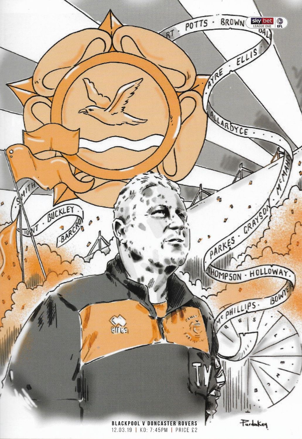 Blackpool v Doncaster Rovers - 12/03/19